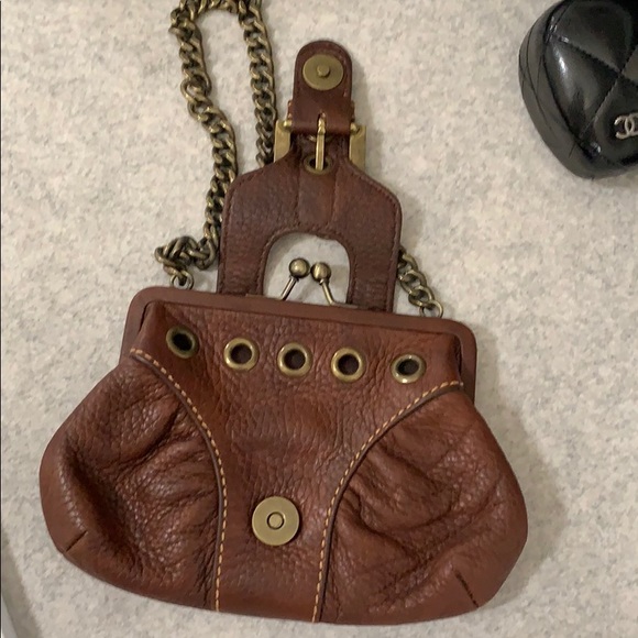 Isabella Fiore kisslock satchel purse - Picture 5 of 8